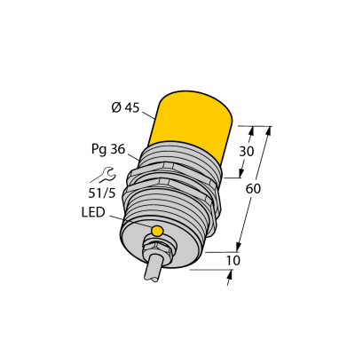Датчик индуктивный Turck NI25-G47-AP4X 