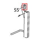 Rotating shaft (stainless steel) Viatto HLS-1650A Rotating shaft (stainless steel) Viatto HLS-1650AЗапчасть на деталировке под номером: 55