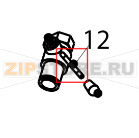 Drain lever Tecnoinox FR70E7 Drain lever Tecnoinox FR70E7Запчасть на деталировке под номером: 12