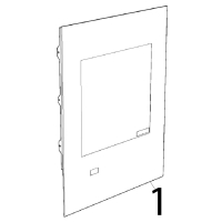 External glass Unox XVC 205E