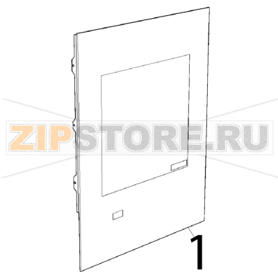 External glass Unox XVC 205E External glass Unox XVC 205EЗапчасть на деталировке под номером: 1