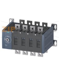 РУЧНОЙ ПЕРЕКЛЮЧАТЕЛЬ НАГРУЗКИ, MTSE, ТИПОРАЗМЕР 4, 630A, 4-ПОЛ. ФРОНТ.УПРАВЛ.БАЗ.БЛОК БЕЗ РУЧКИ ПЛОСКИЕ КЛЕММЫ Siemens 3KC0446-0QE00-0AA0