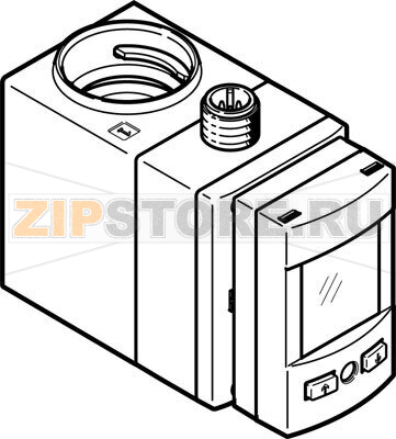 Датчик расхода Festo SFAW-100-X-E-PNLK-PNVBA-M12 