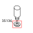 Washer, nylon, .252 x .472 x .059 Zebra 105SE