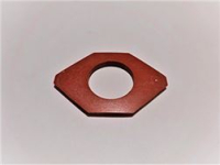 GUARNIZIONE SILICONE ROSSO 55x35x3