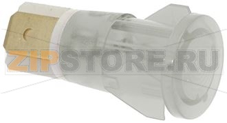 БЕЛАЯ ИНДИКАТОРНАЯ ЛАМПА, 230В 