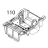 Bottom frame set Sato CG408TT
