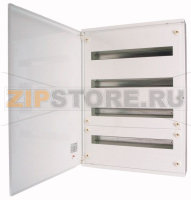 Щит настенный, 5 рядов, 120 модулей, белый, сталь Eaton BF-O-5/120-C