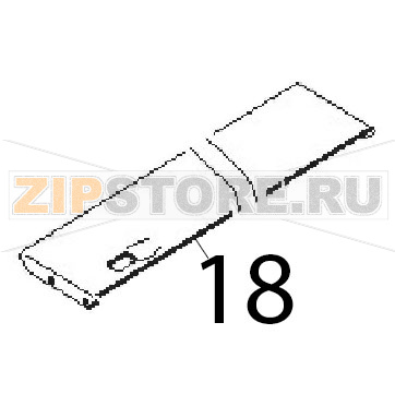 Traversa alimentaz. Angelo Po 1G1CP2G Traversa alimentaz. Angelo Po 1G1CP2GЗапчасть на деталировке под номером: 18
