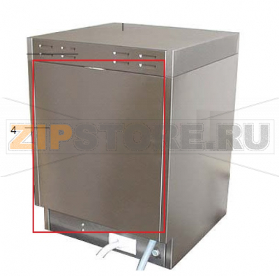 Cladding, back Meiko FV 40.2 Cladding, back Meiko FV 40.2Запчасть на деталировке под номером: 4Название запчасти Meiko на английском языке: Cladding, back Meiko FV 40.2