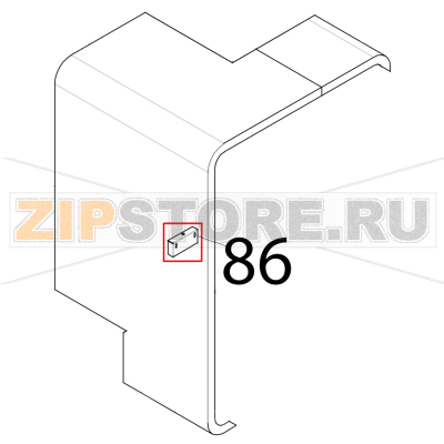 Supporto cruscotto Tecnoeka KF 1010 EV UD Supporto cruscotto Tecnoeka KF 1010 EV UDЗапчасть на деталировке под номером: 86