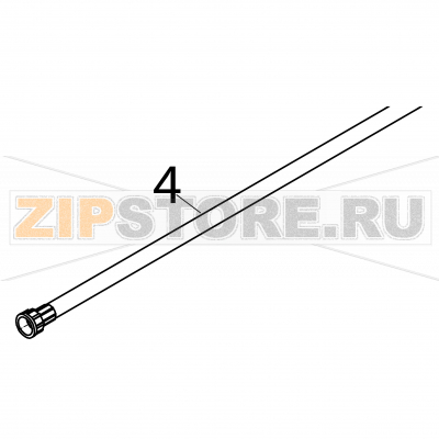 Water supply hose Fagor CO-500 DD Water supply hose Fagor CO-500 DDЗапчасть на деталировке под номером: 4Название запчасти Fagor на английском языке: Water supply hose CO-500 DD.