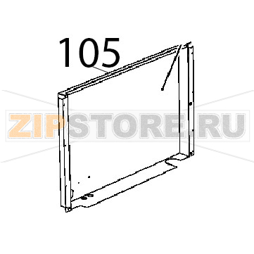 Schiena inferiore Unox XBC 1005E Schiena inferiore Unox XBC 1005EЗапчасть на деталировке под номером: 105