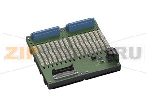 Терминальная панель Termination Board HiCTB16-SDC-24C-SC-RA Pepperl+Fuchs SupplyConnectionX20: terminals 3, 5 (+) 4, 6 (-)Nominal voltage24 V DC , in consideration of rated voltage of used isolatorsVoltage drop0.9 V , voltage drop across the series diode on the termination board must be consideredRipple&le  10  %Fusing4 A , in each case for 16 modulesPower dissipation&le  500 mW , without modulesReverse polarity protectionyesRedundancySupplyRedundancy available. The supply for the isolators is decoupled, monitored and fused.Fault indication outputConnectionX20: terminals 1, 2Output typevolt-free contactContact loading30 V DC, 1 AIndicators/settingsDisplay elementsLED PWR1 (Termination Board power supply), green LEDLED PWR2 (Termination Board power supply), green LED LED FAULT (fault indication), red LED- LED lits: module failure- LED flashes: power supply failureDirective conformityElectromagnetic compatibilityDirective 2014/30/EUEN 61326-1:2013 (industrial locations)ConformityElectromagnetic compatibilityNE 21:2012For further information see system description.Degree of protectionIEC 60529:2001Ambient conditionsAmbient temperature-20 ... 60 °C (-4 ... 140 °F)Storage temperature-40 ... 70 °C (-40 ... 158 °F)Mechanical specificationsDegree of protectionIP20ConnectionField sideexplosion hazardous area: 4  screw terminals per module , blueControl sidenon-explosion hazardous area: 1  37-pin Sub-D connectorSupplypluggable screw terminals , blackCore cross-sectionscrew terminals: 0.25 ... 1.5 mm2 (24 ... 12 AWG)Materialhousing: polycarbonate, 10 % glass fiber reinforcedMassapprox. 730 gDimensions216 x 200 x 163 mm (8.5 x 7.9 x 6.42 inch) , height including module assemblyMountingon 35 mm DIN mounting rail acc. to EN 60715:2001Data for application in connection with hazardous areasEU-Type Examination CertificateCESI 06 ATEX 022Marking II (1)G [Ex ia Ga] IIC  II (1)D [Ex ia Da] IIIC  I (M1) [Ex ia Ma] ISafe areaMaximum safe voltage250 V (Attention! Um is no rated voltage.)Galvanic isolationField circuit/control circuitsafe electrical isolation acc. to IEC/EN 60079-11, voltage peak value 375 VDirective conformityDirective 2014/34/EUEN 60079-0:2012+A11:2013 , EN 60079-11:2012 , EN 50303:2000International approvalsUL approvalControl drawing116-0327IECEx approvalIECEx CES 06.0003Approved for[Ex ia Ga] IIC [Ex ia Da] IIIC [Ex ia Ma] I