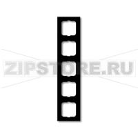 Рамка пятиместная, чёрный бархат ABB 2CKA001754A4423