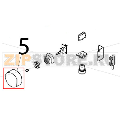 Manopola Angelo Po FX101G2 Manopola Angelo Po FX101G2Запчасть на деталировке под номером: 5