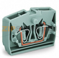 2-проводные центральные клеммы; без кнопок; 2,5 мм; CAGE CLAMP®; 2,50 mm; серые Wago 264-321