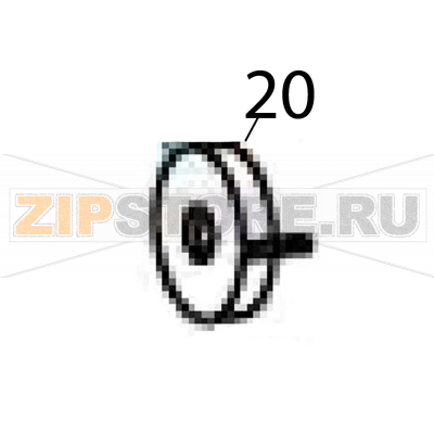 Ribbon supply rewind cap Godex RT230i Ribbon supply rewind cap Godex RT230iЗапчасть на деталировке под номером: 20Название запчасти Godex на английском языке: Ribbon supply rewind cap RT230i.