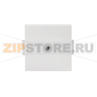 Накладка глухая, белая ABB 2TKA000856G1