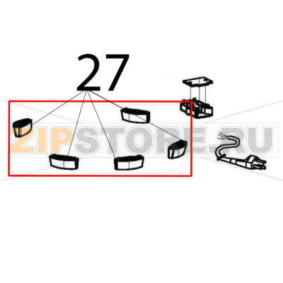 Base Bartscher CFXB-138-195 Base Bartscher CFXB-138-195Запчасть на деталировке под номером: 27