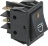 BIPOLAR SWITCH BLACK 16A 250V
