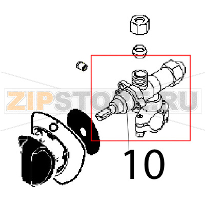 Rubinetto valv. c/pil. Angelo Po 1G1FA0G Rubinetto valv. c/pil. Angelo Po 1G1FA0GЗапчасть на деталировке под номером: 10