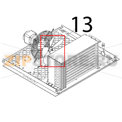 Fan Angelo Po IA51 Fan Angelo Po IA51Запчасть на деталировке под номером: 13