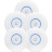 Точка доступа 2.4/5 ГГц, 5 шт Ubiquiti UAP-AC-LITE-5