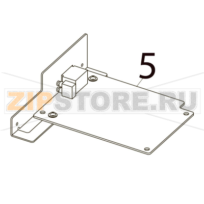 Сетевая карта Toshiba TEC B-SX4T-GS20-QM-R Модуль сетевого интерфейса Ethernet 10/100 Base T&nbsp;(плата, сетевой интерфейс) для принтера Toshiba TEC B-SX4T-GS20-QM-RЗапчасть на деталировке под номером: 5