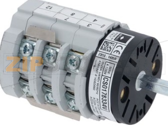 ПЕРЕКЛЮЧАТЕЛЬ 0-2 ПОЗИЦИОННЫЙ 20A 690V VIBIEMME 