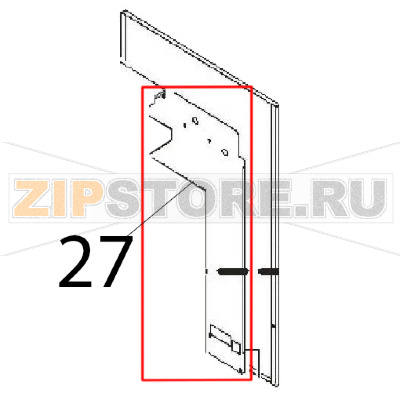 Insulation retainer RH Angelo Po FM1011E1 Insulation retainer RH Angelo Po FM1011E1Запчасть на деталировке под номером: 27