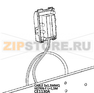 Cable 5x1,5MMQ H07RN-F L=1,5M Unox XFT 193 Cable 5x1,5MMQ H07RN-F L=1,5M Unox XFT 193Запчасть на деталировке под номером: 193Название запчасти на английском языке: Cable 5x1,5MMQ H07RN-F L=1,5M Unox XFT 193