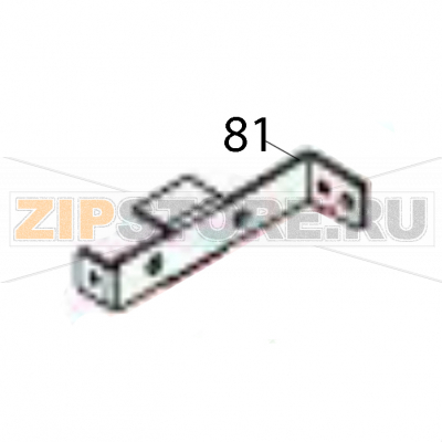 PCB Bracket (center) Sato SG112-ex PCB Bracket (center) Sato SG112-exЗапчасть на деталировке под номером: 81Название запчасти на английском языке: PCB Bracket (center) Sato SG112-ex.
