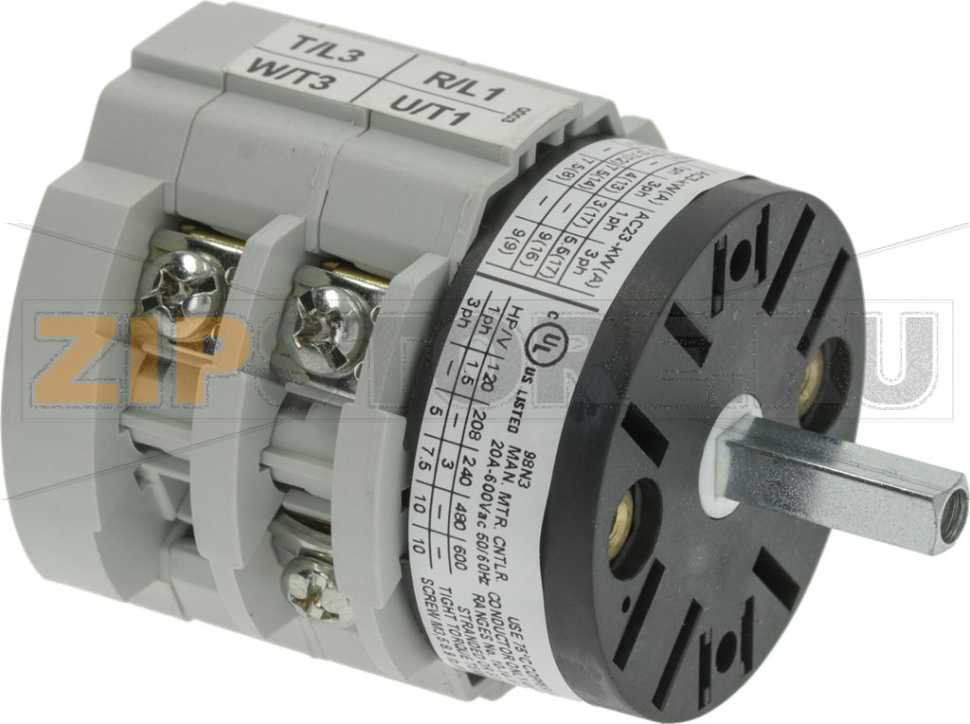 ПАКЕТНЫЙ ПЕРЕКЛЮЧАТЕЛЬ, ПОЗИЦИИ 0-1 20A 690В Selector switch 0-1- positions 20A 290V Mazzer M100

Запчасть на сборочном чертеже под номером: 17

Название запчасти Mazzer на английском языке: Selector switch 0-1- positions 20A 290V Mazzer M100