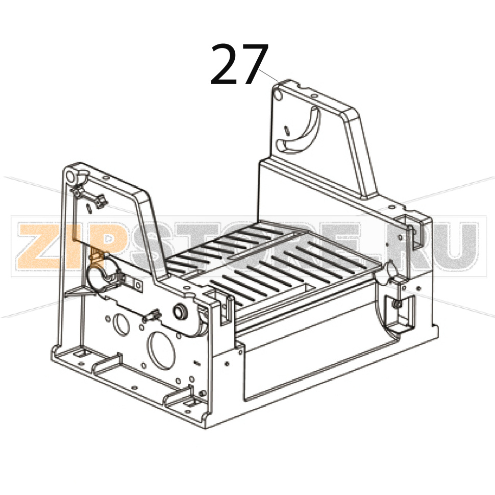 Рама основания Godex EZPi-1200 Рама основания Godex EZPi-1200Запчасть на деталировке под номером: 27Название запчасти Godex на английском языке: Base frame EZPi-1200.