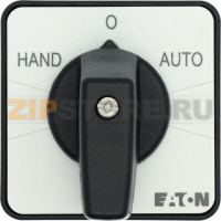 Переключатель, контакты: 2, 20 A, панель: HAND-0-AUTO, 45°, с фиксацией Eaton T0-1-15431/E