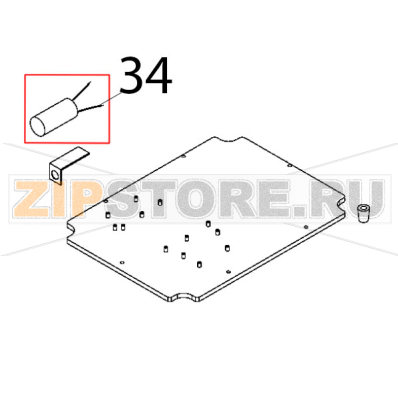 Condenser 16 μF Fimar 12/TS Condenser 16 μF Fimar 12/TSЗапчасть на деталировке под номером: 34