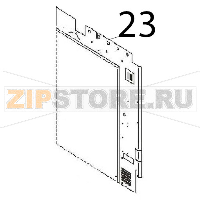 Insulation retainer LH Angelo Po FM1011E2 Insulation retainer LH Angelo Po FM1011E2Запчасть на деталировке под номером: 23