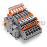 Compact terminal block; for current transformer circuit; 6,00 mm; multicoloured Wago 2007-8875