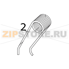 Ribbon torsion spring R Toshiba TEC B-852-TS22-QP-R Ribbon torsion spring R Toshiba TEC B-852-TS22-QP-RЗапчасть на деталировке под номером: 2