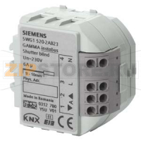 RS 520/23 - Модуль управления шторами, 1 x AC 230 В, 6 A Siemens 5WG1520-2AB23