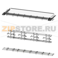 SIVACON S4 EBS holder and drawings for switch connection to cable SENTRON 3WL1363 withdrawable connection Width 1000 mm for modular door Siemens 8PQ6000-5BA86
