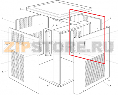 Rechte Wand Scotsman MF 56 Rechte Wand Scotsman MF 56Запчасть на 