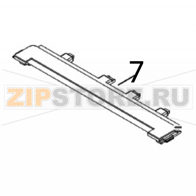 Top front panel (REG) Sato CT408LX DT Top front panel (REG) Sato CT408LX DTЗапчасть на деталировке под номером: 7Название запчасти на английском языке: Top front panel (REG) Sato CT408LX DT.