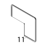 Guarnizione forno ribassata UG0434 Piron PF1006_PI1