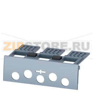 Terminal Cover 3 pole; 1 pc. with probe holes for voltage testing accessory for: 3VA4/5 125 - - Siemens 3VA9131-0WD31 