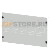 SIVACON S4 Masking frame SENTRON 3VA 3VA23 (up to 400 A) 3VA24 (up to 630 A) 3-pole Upright mounting position Fixed mounting, Plug-in socket Number of switches 4 Height 450 mm Width 800 mm Siemens 8PQ2045-8BA13