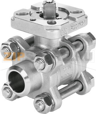 Кран шаровой Festo VZBA-1&quot;-WW-63-T-22-F0405-V4V4T 