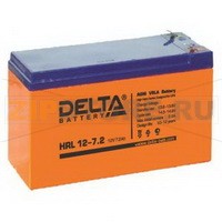 Delta HRL 12-7.2 Свинцово-кислотный аккумулятор (АКБ) Delta HRL 12-7.2: Напряжение - 12 В; Емкость - 7,2 Ач; Габариты: 151 мм x 65 мм x 100 мм, Вес: 2,5 кгТехнология аккумулятора: AGM VRLA Battery