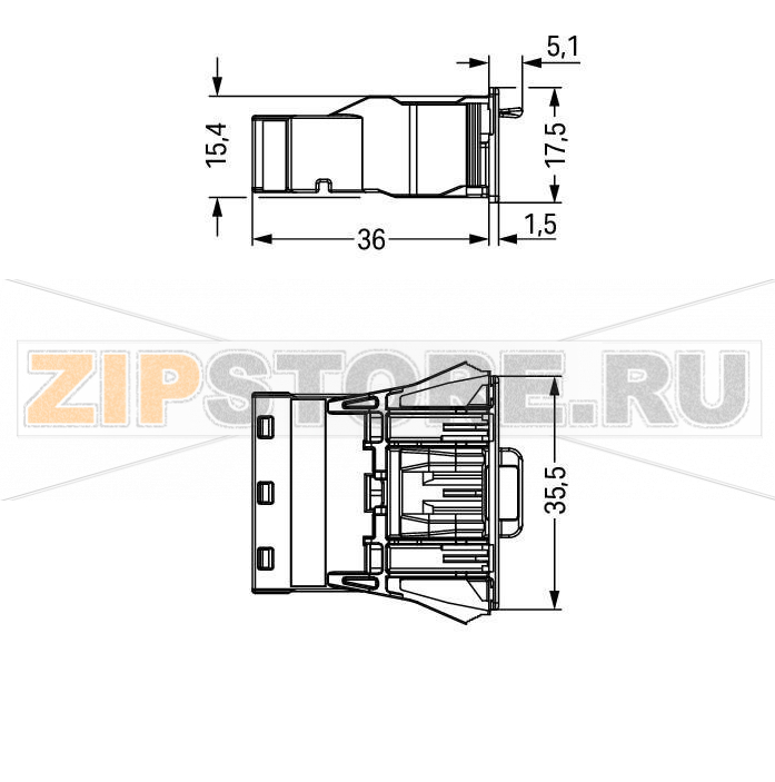 Защелкивающийся штекер; 3-пол.; Код. A; 4,00 mm; белые Wago 770-733 Protected against mismating and maintenance-freePush-in CAGE CLAMP® spring pressure connection technology allows solid conductors to be simply pushed into a unit.Two wire connections per pole for loops or bridgesAdditional variable coding is possible....